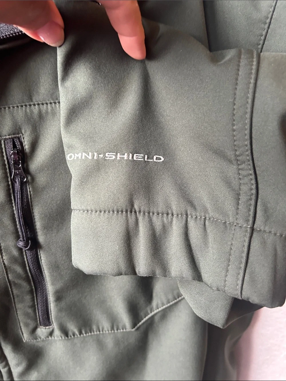 Columbia grt Men's Olive Green Softshell Jacket Omni shield